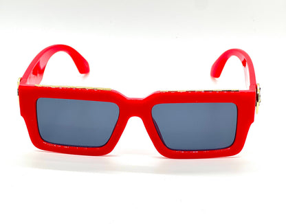 MEN SUNGLASSES HIP HOP SQUARE DESIGNER SHADES RETRO GOLD FRAME RAPPER FASHION