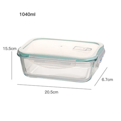 Glass Lunch Box Microwave Lunch Box Separation Type