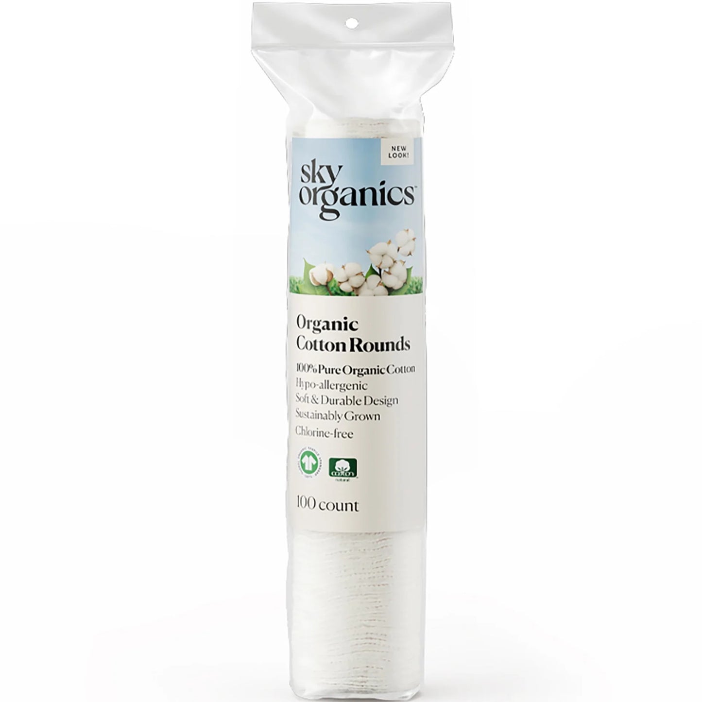 (7 Pack)  Cruelty-Free 100% Biodegradable Cotton Rounds, 100 Count