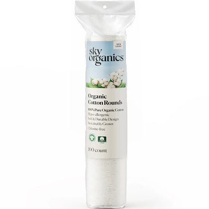 (7 Pack)  Cruelty-Free 100% Biodegradable Cotton Rounds, 100 Count