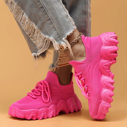 Women's Simple And Breathable Fly Woven Shoes