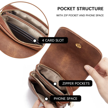 PU Leather High-grade Versatile Messenger Bag