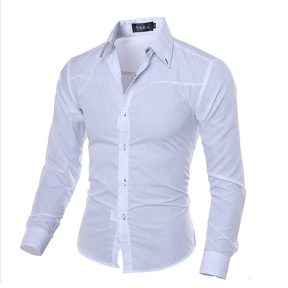 Men's Casual Shirts New Style Men's Long-sleeved Shirts