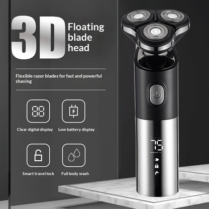 Multi-Functional Rechargeable Mens Full-Body Beard Trimmer