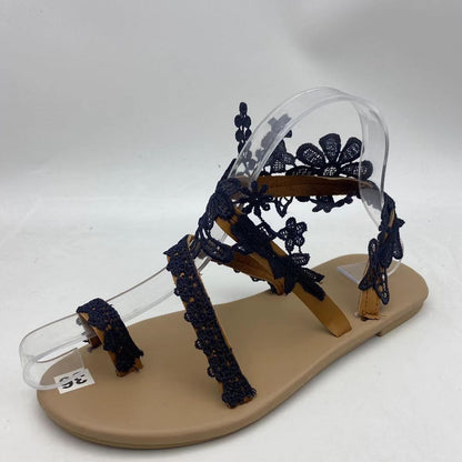 Flower lace sandals
