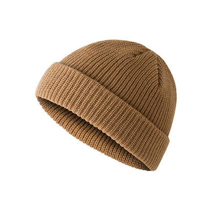 Retro Dome Warm Short Woolen Toe Hat