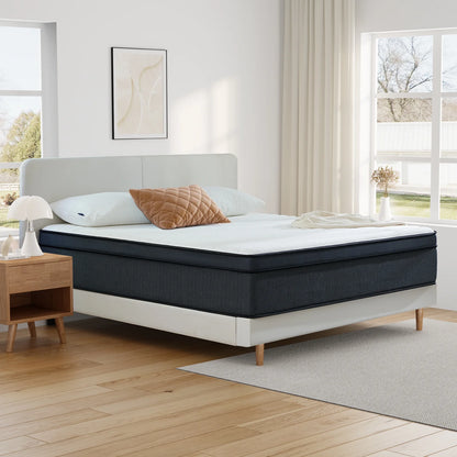 Cal King Size Mattress,  12 Inch Hybrid Mattress Medium Innerspring Mattress in a Box，Cal King Mattress