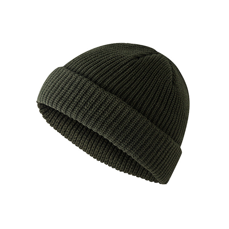 Retro Dome Warm Short Woolen Toe Hat