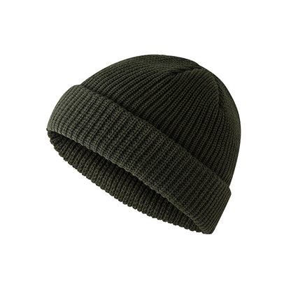 Retro Dome Warm Short Woolen Toe Hat