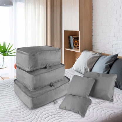 9Pcs Set Clothes Storage Bags Water-Resistant Travel Luggage Organizer Clothing Packing Cubes For Blouse Hosiery Stocking Underwear