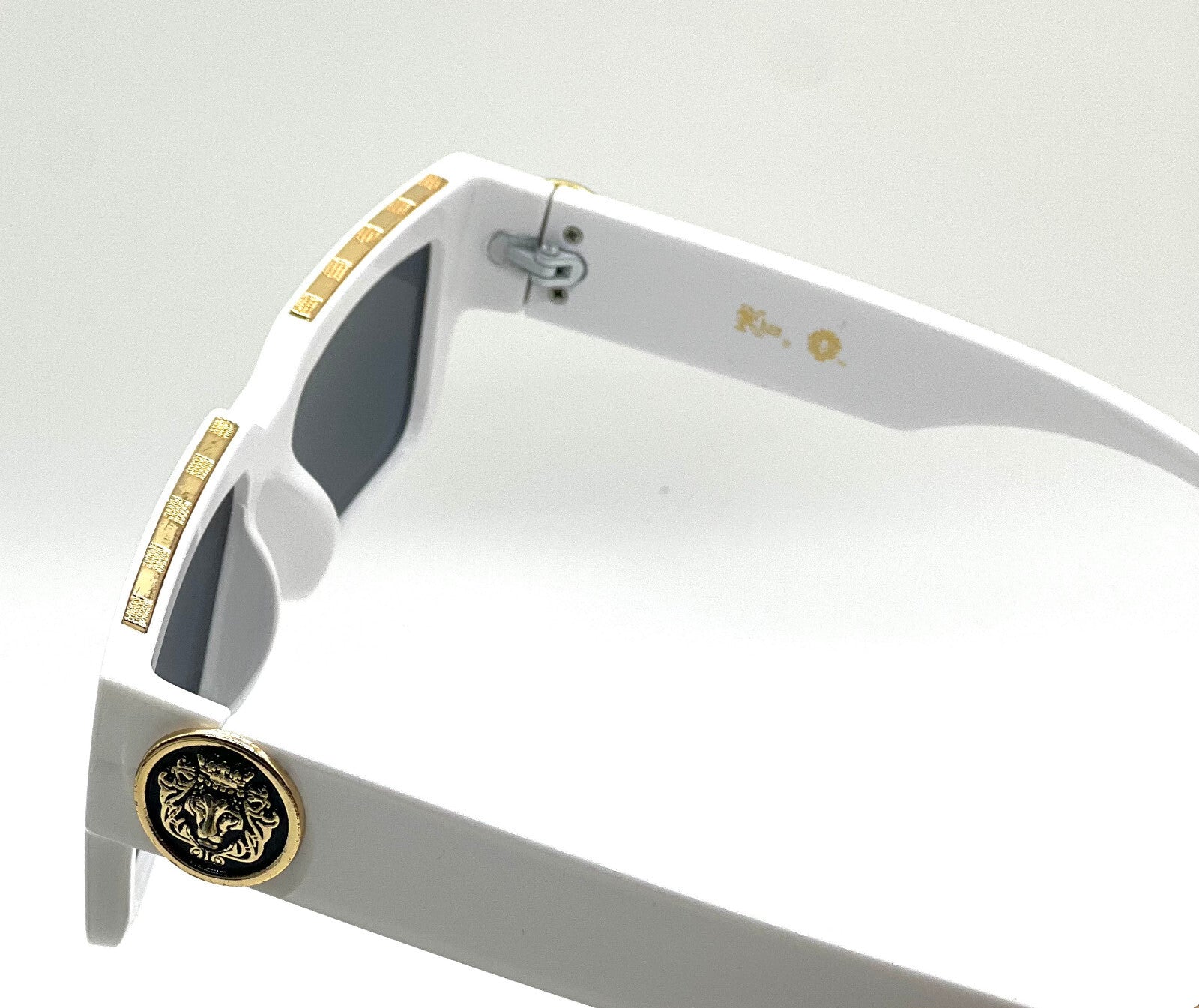 MEN SUNGLASSES HIP HOP SQUARE DESIGNER SHADES RETRO GOLD FRAME RAPPER FASHION