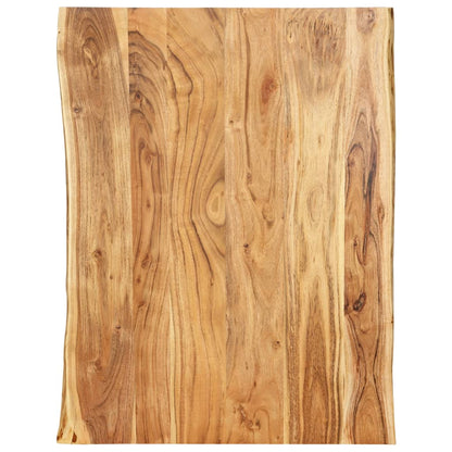 Tabletop Solid Acacia Wood 58x(50-60)x2.5 cm   Tabletop