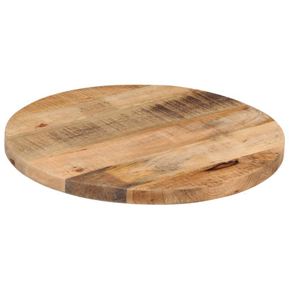 Tabletop Ø 40x1.5 cm Round Rough Solid