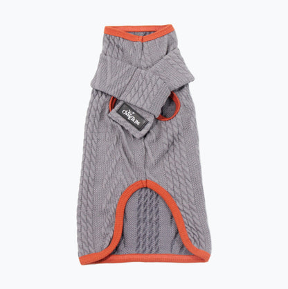 High Collar Vintage Dog Sweater Winter