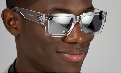 MEN SUNGLASSES HIP HOP SQUARE DESIGNER SHADES RETRO GOLD FRAME RAPPER FASHION