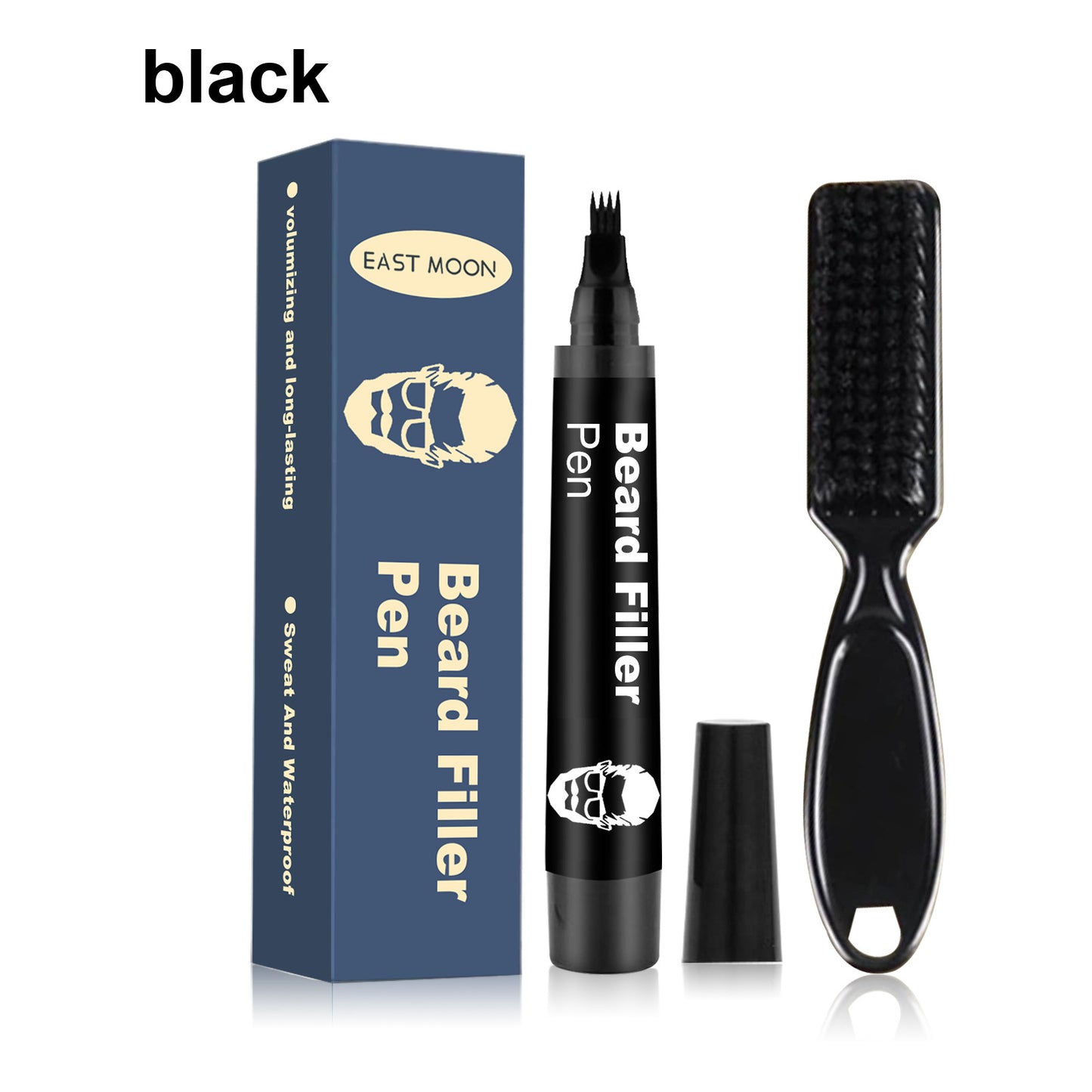 Beard Headline Filler Removable Easy To Use Thick Beard