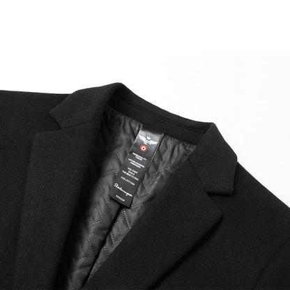 Men's Mid-Length Casual Wool Coat