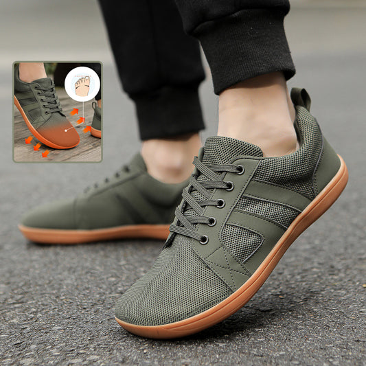 Breathable Lace-up Mesh Casual Walking Sneakers Men Non-slip Running Sports Shoes Women