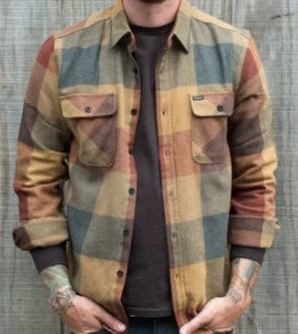 Autumn And Winter European And American Style Men's Clothing Youth Casual Men's Shirts Brushed