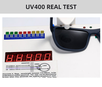 PC Polarized Outdoor Driving Box UV-proof Sunglasses