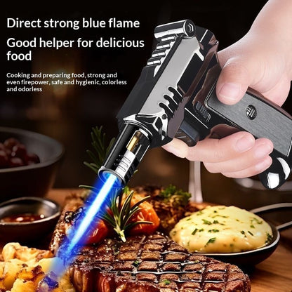 High-temperature Flame Gun Handheld Flamethrower Windproof Lighter