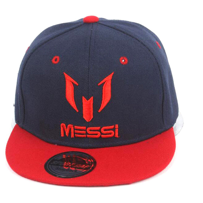 Children's Embroidery Baseball Hat Flat Brim Hip Hop