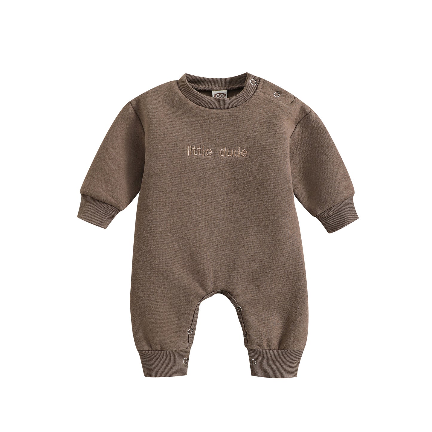 Korean Style Baby Solid Color Simple Jumpsuit