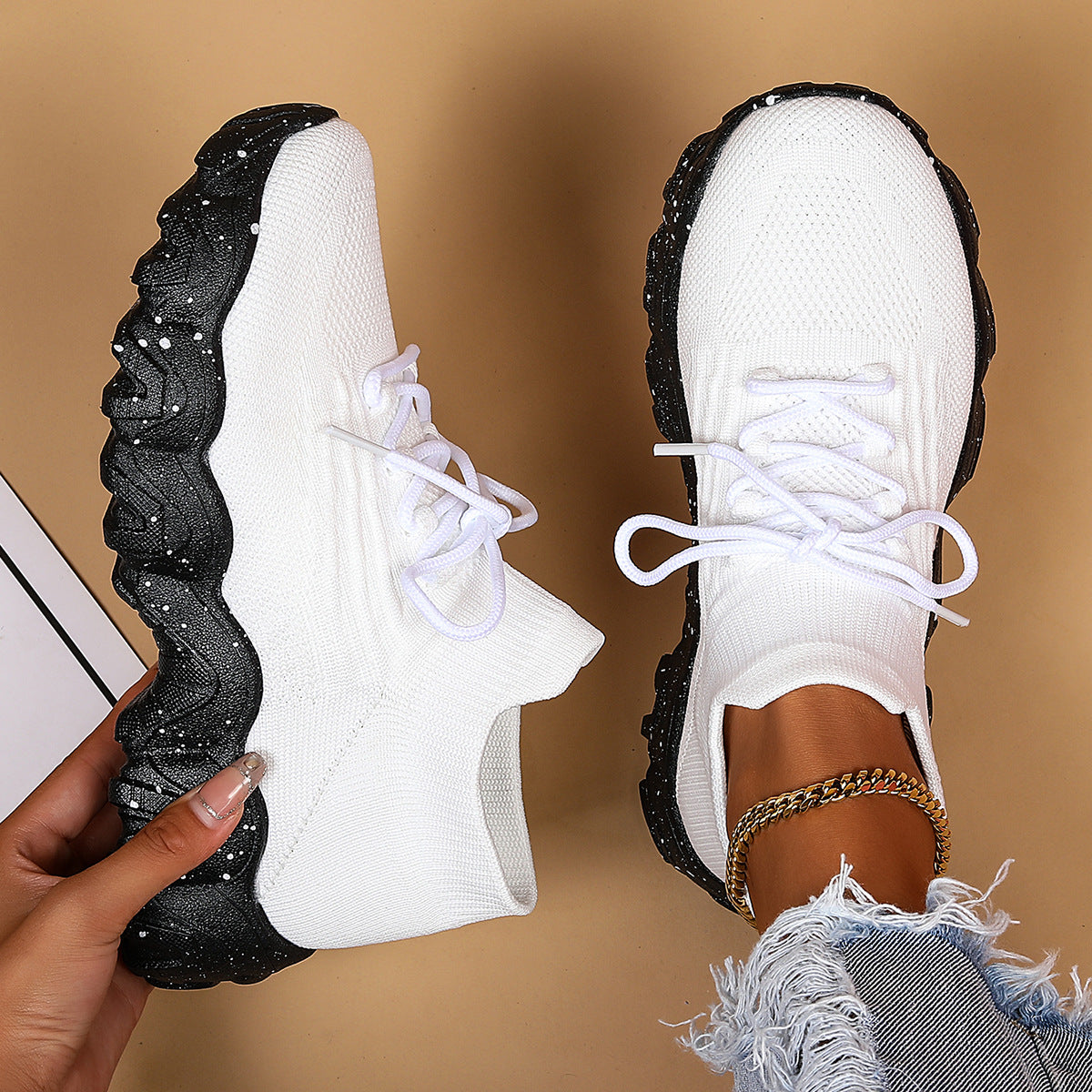 Women's Simple And Breathable Fly Woven Shoes