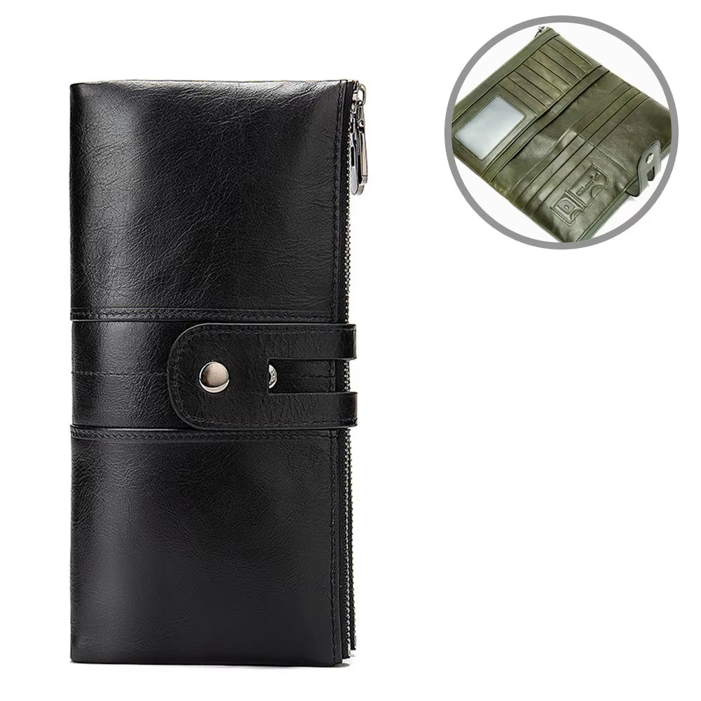 Genuine Leather Women'S Wallets for Cards Coin Purse