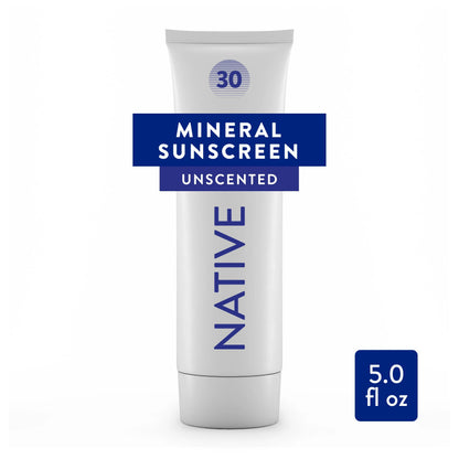 Unscented Mineral Sunscreen Lotion SPF 30, 5.0 Oz
