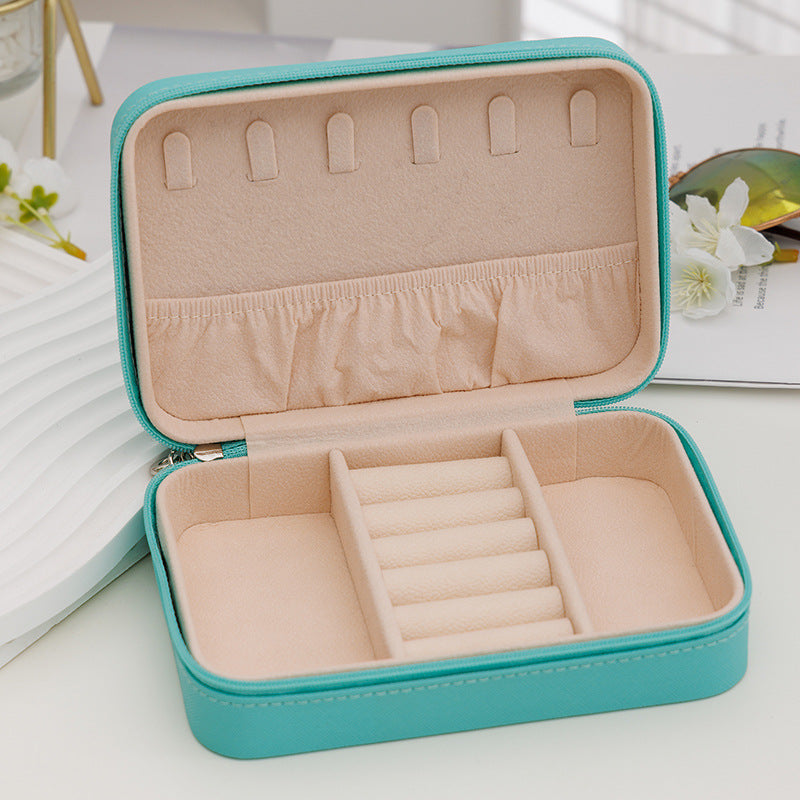 Portable Leather Creative Jewelry Storage Box For Travel