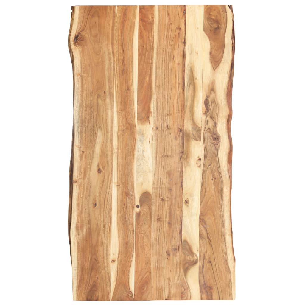 Tabletop Solid Acacia Wood 58x(50-60)x2.5 cm   Tabletop