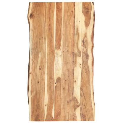 Tabletop Solid Acacia Wood 58x(50-60)x2.5 cm   Tabletop