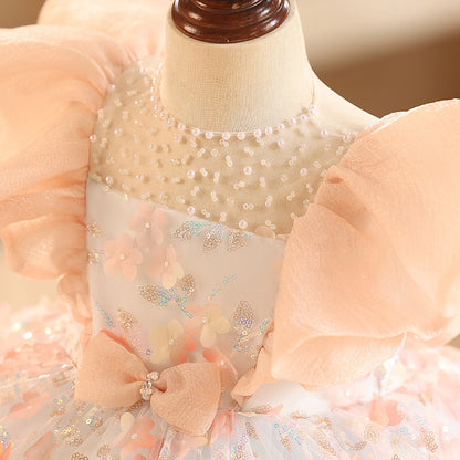 Children's Dress Princess Girl Birthday Party Formal Dress