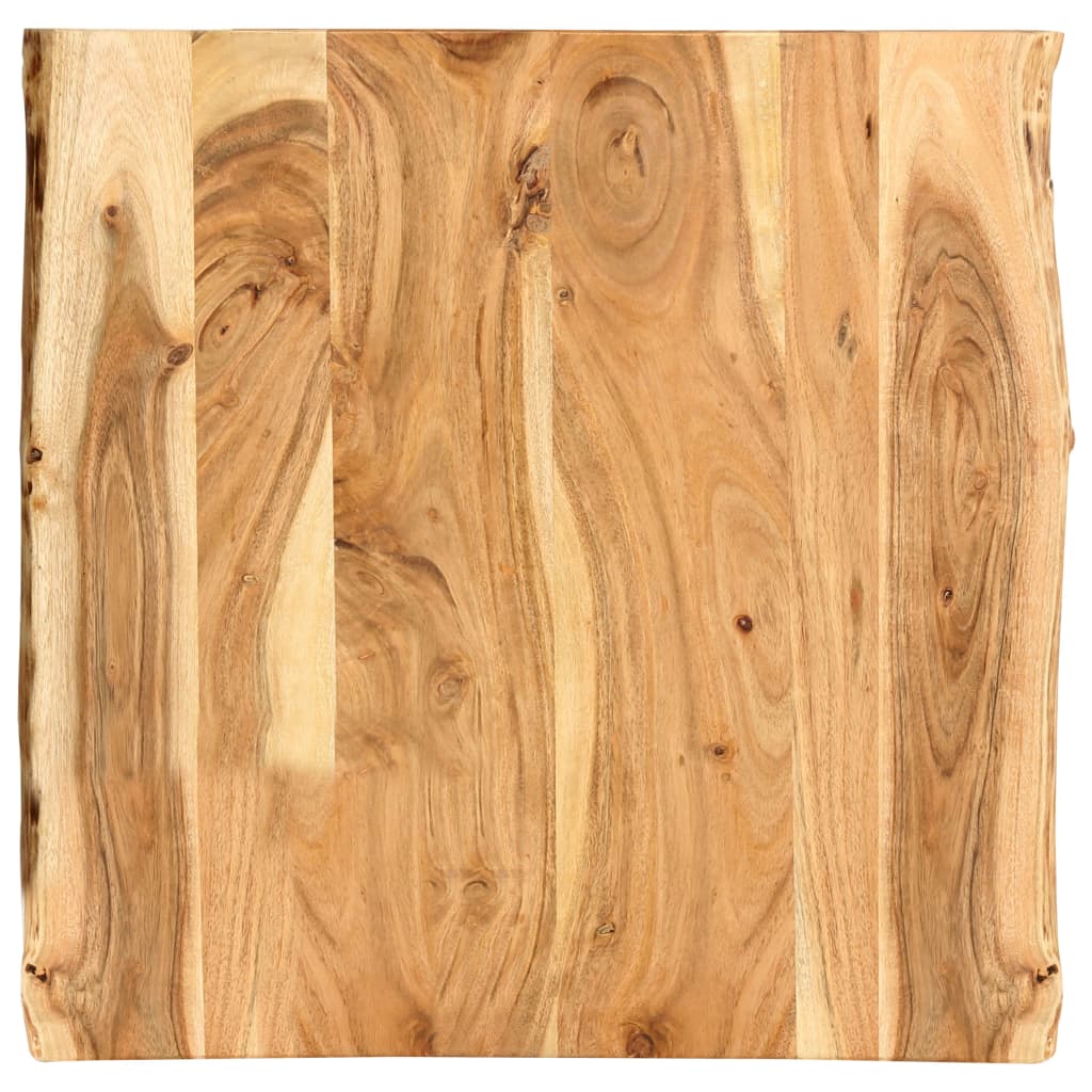 Tabletop Solid Acacia Wood 58x(50-60)x2.5 cm   Tabletop