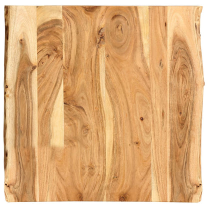 Tabletop Solid Acacia Wood 58x(50-60)x2.5 cm   Tabletop