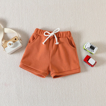 Short Sleeve Suit Summer Cotton Boy