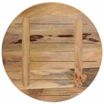 Tabletop Ø 40x1.5 cm Round Rough Solid