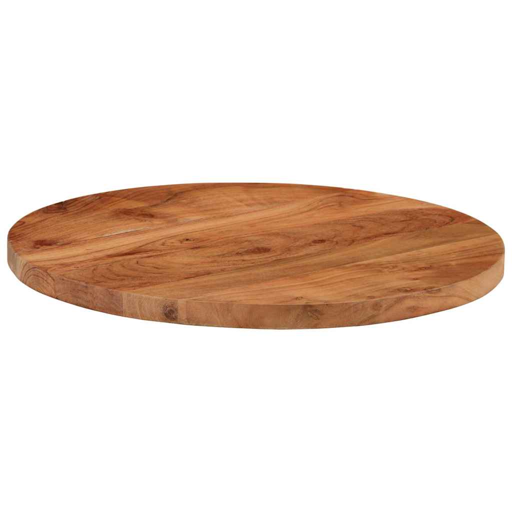Tabletop Ø 40x1.5 cm Round Rough Solid