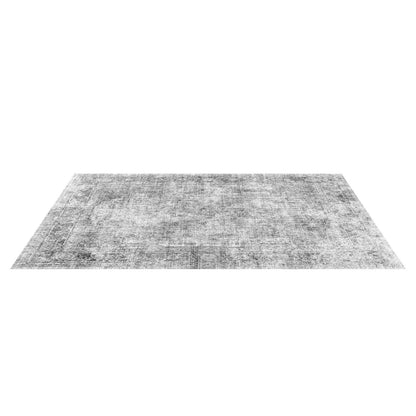 Area Rug, 9 X 12 Ft Large Washable Boho Rug, Non-Slip And Tear-Resistant Soft Carpet, Pet & Child Friendly Bohemian Area Rugs, Indoor Mat For Bedroom, Living Room, Kids Room, Office, Gray