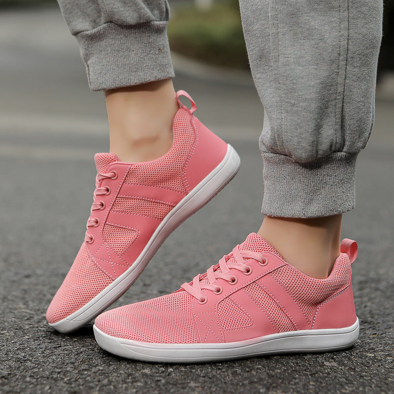 Breathable Lace-up Mesh Casual Walking Sneakers Men Non-slip Running Sports Shoes Women