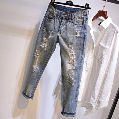 Women's Skinny Feet Harem Daddy Pants