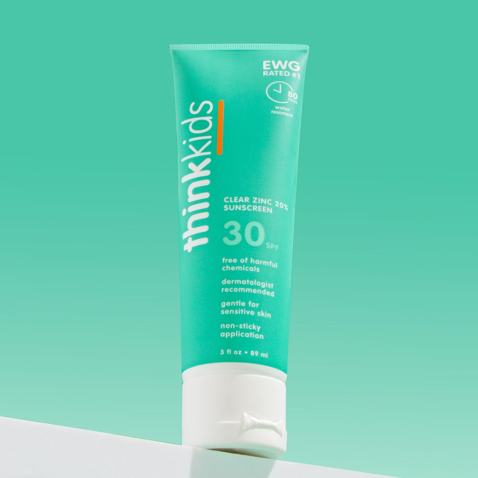 Thinksport Kids Sunscreen SPF 50 Water Resistant 3.01 Oz Mineral Formula