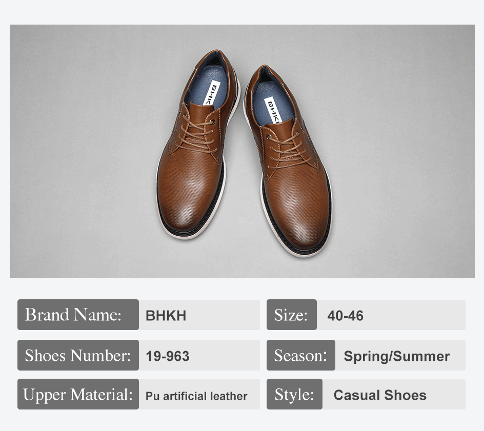 2025 Spring/Summer New Men Shoes Comfy Luxury Brand Men Casual Shoes Lace up Business Style Dress Shoes  Men Shoes
